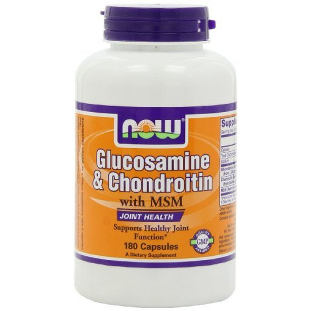 now foods glucosamine & chondroitin with msm 355