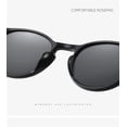 thumbnail image 4 of Lunettes de Soleil Polarisées Rétro à Monture Ronde pour Hommes et Femmes, Ombrage Extérieur, Plage, Conduite (Couleur : D, Taille : Medium), 4 of 4