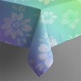 thumbnail image 5 of Pioneer Flower Floral Print Pattern Square Tablecloth, Waterproof Wipeable Spillproof Washable Table Cover for Home Kitchen Party Decor, 60"x60", 5 of 6