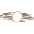 thumbnail image 2 of Ekena Millwork 34"W x 17"H x 9 3/8"IW x 16 1/8"IH x 3/8"T Elizabeth Wood Fretwork Pierced Ceiling Medallion, Cherry, 2 of 3