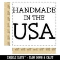thumbnail image 2 of Handmade in the USA America Square Rubber Stamp Stamping Scrapbooking Crafting - Medium 1.75in, 2 of 7