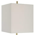 thumbnail image 4 of Maklaine Contemporary Metal Marble and Fabric Buffet Lamp in Brass/Gold, 4 of 7
