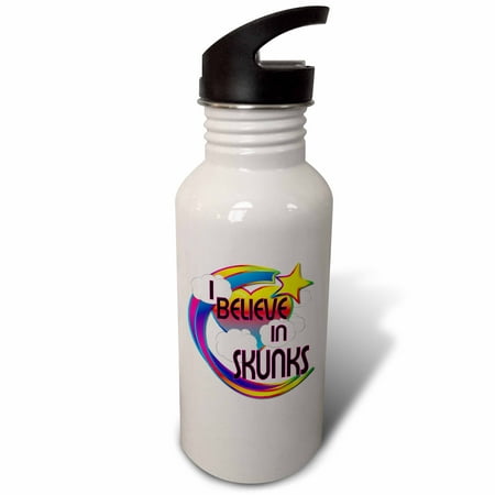 

I Believe In Skunks Cute Believer Design 21 oz Sports Water Bottle wb-166875-1