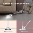 thumbnail image 4 of Open Box SHUNZAO S9 Cordless Vacuum Cleaner 320W Powerful Stick Vacuum - White, Blue, 4 of 5