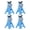 Blue, variant on YAHHU 4PCS Red Mini Jack Stand Simulation Toy Aluminum Alloy Adjustable Scale Stands for 1/24 SCX24 1/18 TRX4M RC Cars (Height 1.42-2.09 in / 36-53 mm)