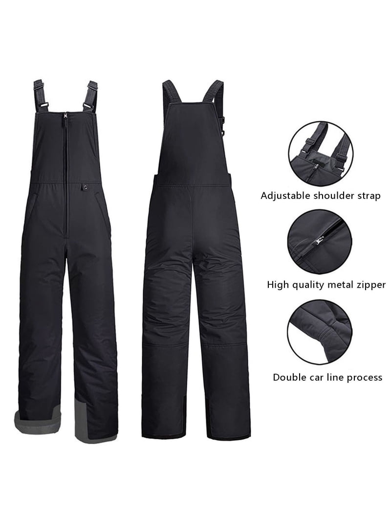 Mxiqqpltky Womens Insulated Water Resistant Ski Snow Bib Pants