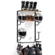 thumbnail image 2 of Soporte para casco de motocicleta, pared con ganchos para guantes, almacenamiento para accesorios y equipo, 2 of 7