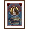 thumbnail image 2 of Art.com Devil Dog Tavern - Basset Hound Art Print by Lantern Press, Brown Frame Wall Art, 17" x 23", 2 of 5