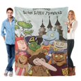 thumbnail image 1 of Siete Monstruitos anti-pilling, suave, ligera, esponjosa y acogedora de lujo para hogar y cocina – Perfecta para niños y adultos, 100 x 150 cm, 1 of 6