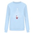 thumbnail image 6 of Danhjin Christmas Sweatshirts for Women Print Festive Fashion Crew Neck Pullover Tops Long Sleeve Loose Fall Winter Graphic Casual Comfy Soft Shirts, 6 of 6