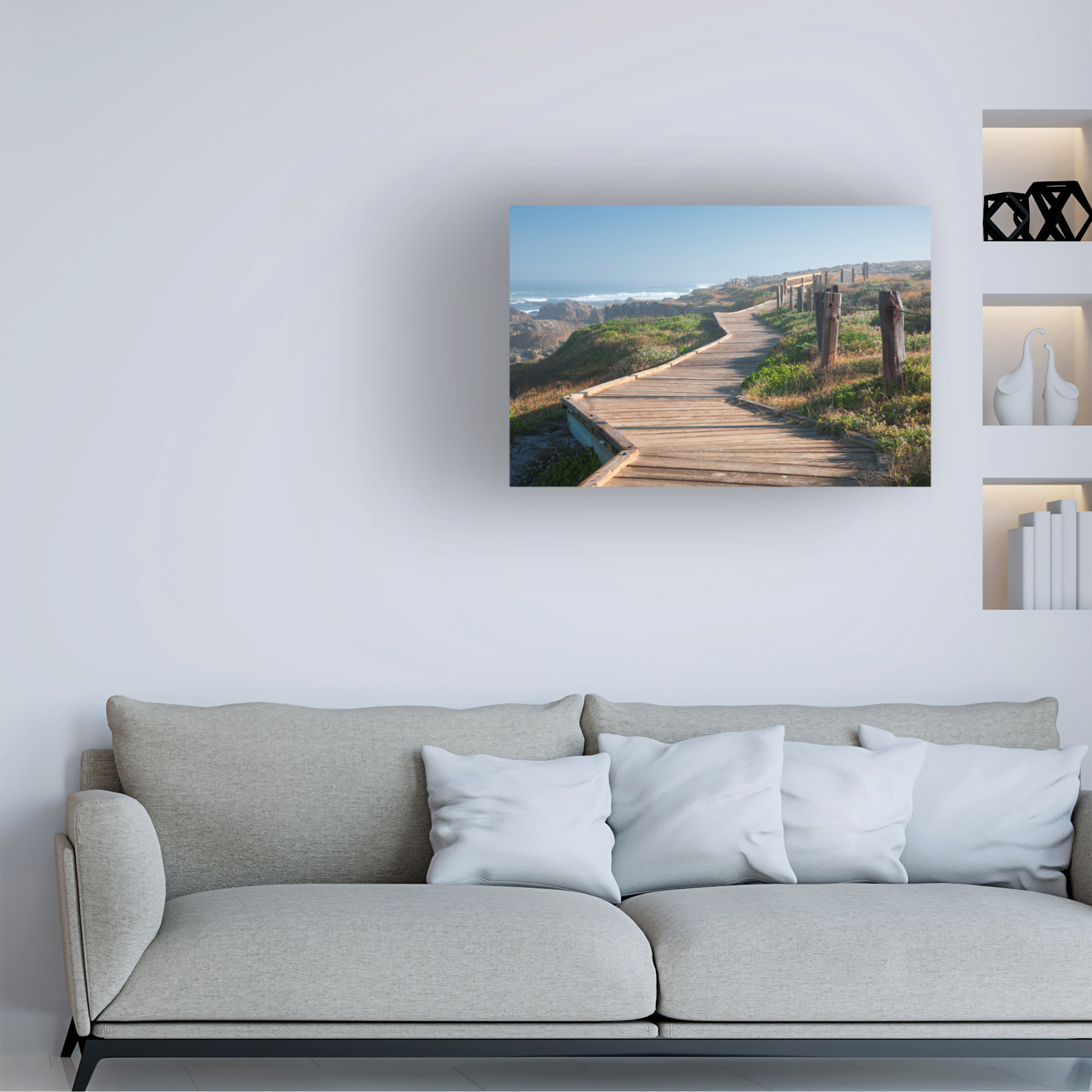 Dennis Frates 'Pier 3' Canvas Art