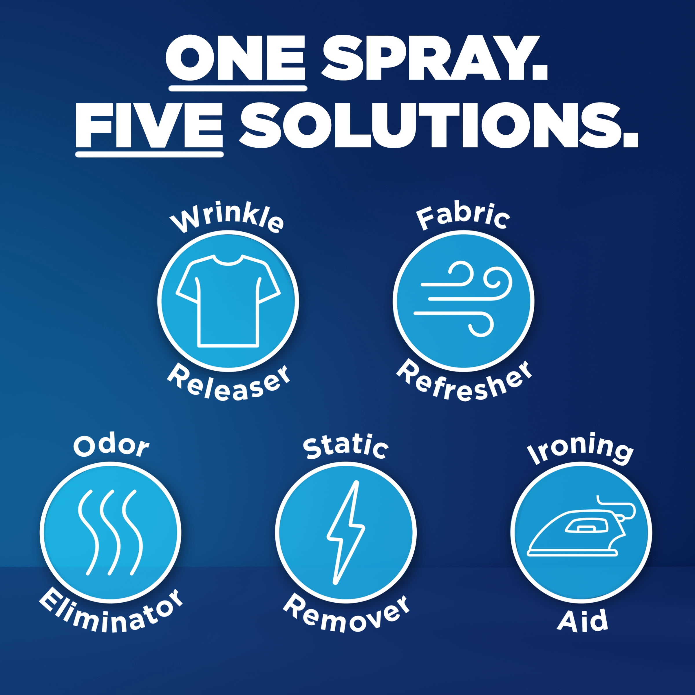 Downy Wrinkle Releaser Spray, Aqua Rain Scent, Fabric Refresher, 16.9 fl oz