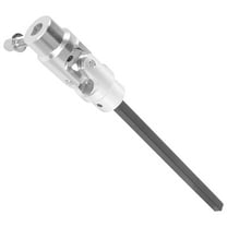 STOBOK Metal Drum Pedal Shaft Replacement for Drum Kit Linkage Silver 1Pcs