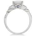 thumbnail image 3 of Tanzanite, Diamond and Opal Ring 14k White Gold (1.10ct), 3 of 5