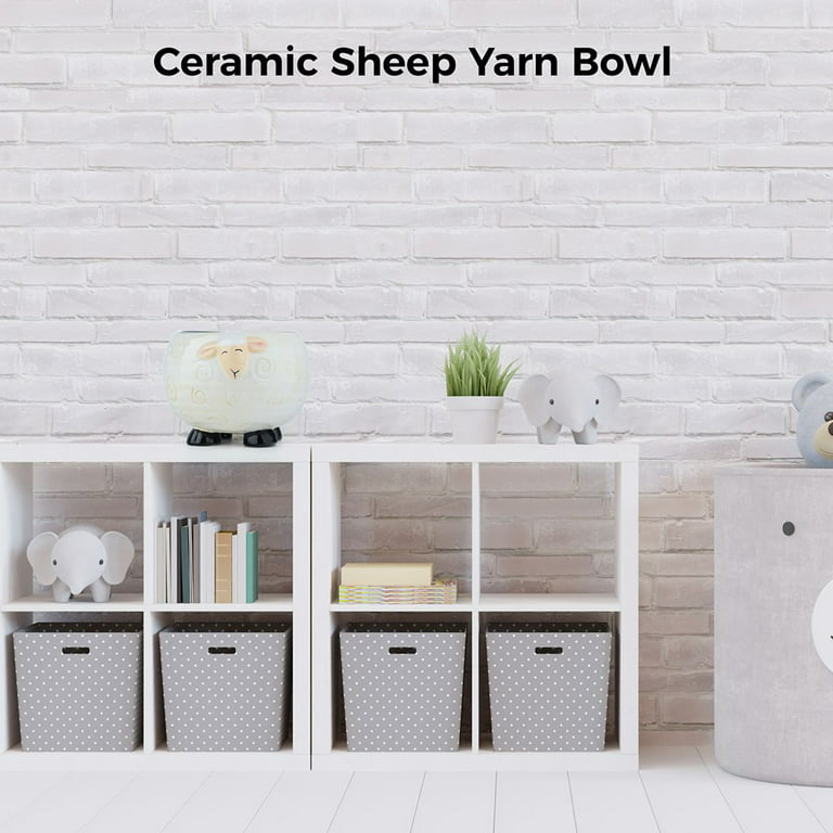 Personalized Sheep Shape Sewing Storage Organizer Yarn Sewing