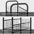 thumbnail image 6 of 3-Tier Free Standing Open Shelf, Adjustable Feet Metal Storage Tower for Bathroom, Kitchen, Living Room, 6 of 8