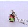 thumbnail image 6 of 2ct Watermelon Tourmaline Sterling Silver Necklace, 6 of 6