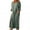 Grey, variant on zicth Summer Dresses for Women 2024 Casual Long Sleeve Long Dress Solid O-Neck Cotton Maxi Pockets Womens Dresses