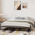 thumbnail image 3 of Bingirl 10-Inch King Size Metal Platform Bed Frame with Heavy Duty Slats Support, Under Bed Storage, No Box Spring Needed, Noise-Free, Non-Slip - Black, 3 of 8