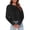 Black #95, variant on WULMLEO Womens Long Sleeve Crop Tops Loose Fit Fall Cropped Tshirts 2026 Crew Neck Casual Shirts Sky Blue L
