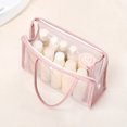 thumbnail image 4 of Yaayu Transparent Waterproof PVC Wash Bag, Breathable Toiletry Cosmetic Organizer for Travel, Storage Trunks & Bag, Clear, 4 of 5