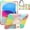 Colorful, variant on For Apple iPad (A16) 2025 / iPad 10th Gen 10.9 inch 3in1 Tablet Hand and Shoulder Strap with Kickstand 3in1 Tough Hybrid - Colorful