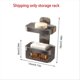 thumbnail image 3 of Shower Soap Dish Wall Mounted Toiletries Container Double Layer, 3 of 5