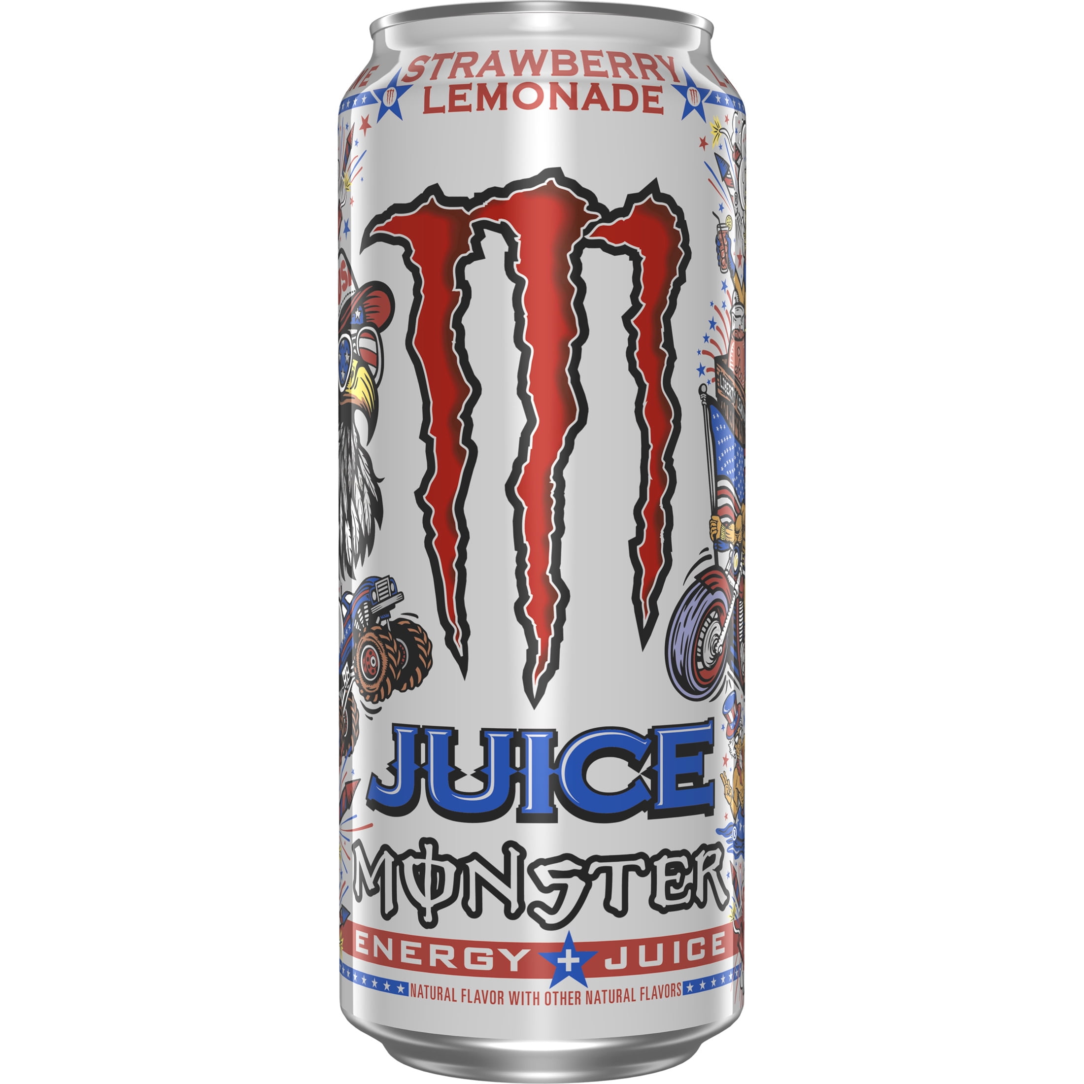 Monster Energy Juice Monster, 16 fl oz, Strawberry Lemonade