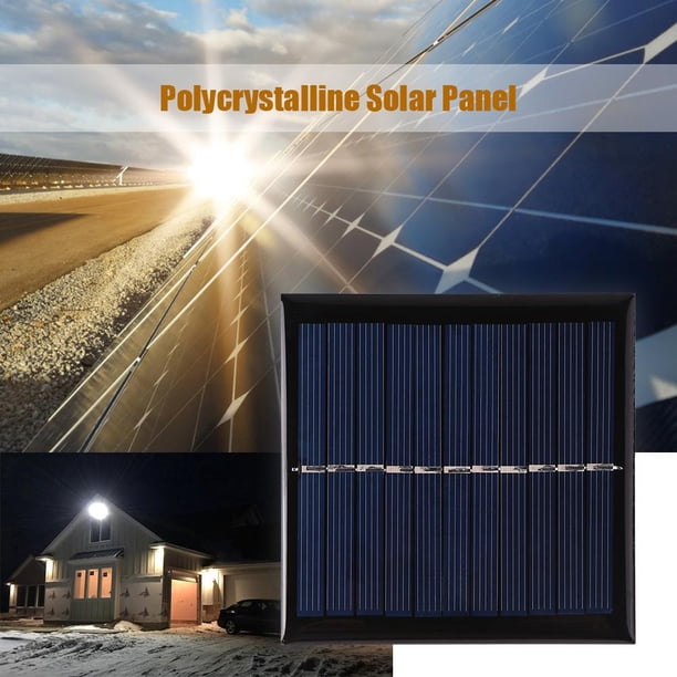 Mini panel solar USB de 1W 5.5V para cargadores de celdas de ventilador de banco de energía de teléfono DIY