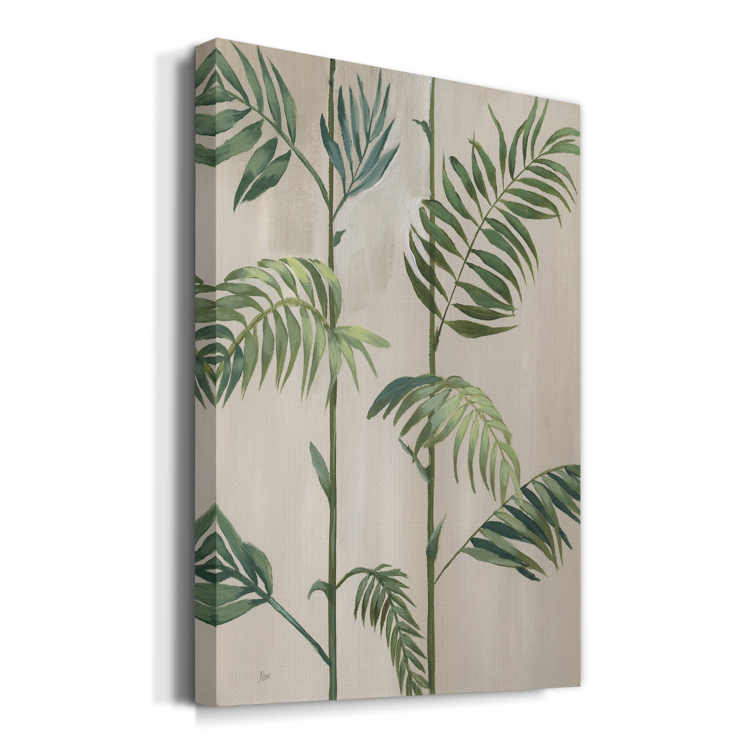 Modern Fronds I Premium Gallery Wrapped Canvas - Ready to Hang - 12 x 18