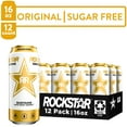 thumbnail image 4 of Rockstar Sugar Free Energy Drink, 16 fl oz, 12 Pack Cans, 4 of 7