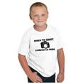 thumbnail image 5 of Born Shoot Forced Work Photographer Crewneck T Shirts Boy Girl Teen Brisco Brands XS, 5 of 6