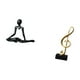 thumbnail image 5 of Escultura de nota musical con un pensador abstracto creativo, figura decorativa única de resina para mesa, adorno para entrada, dormitorio, escritorio, 5 of 8