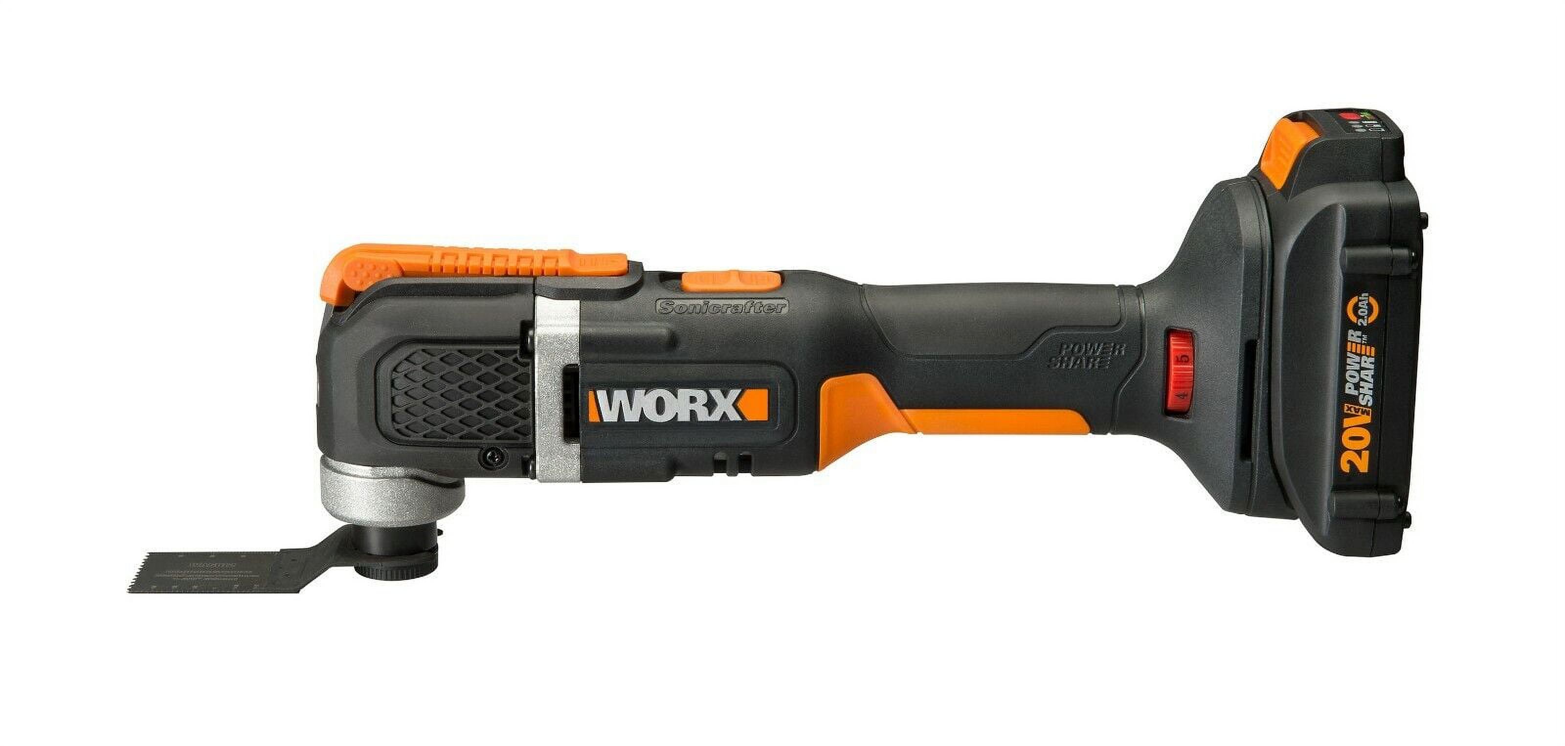 Worx WX696L.9 20V Power Share Sonicrafter Cordless Oscillating Multi-Tool Tool Only)