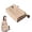 Beige, variant on Portable Heated Shawl Blanket, Heated Shawl & USB Powered Winter Blanket Wrap with Soft Zipper Design and 3 Heating Levels for Outdoor and Home Use