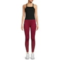 thumbnail image 4 of Avia Women's Brushed Leggings With Elastic Waistband, 4 of 5