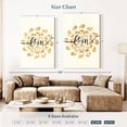 thumbnail image 4 of Elephant Stock Namaste Iii Wall Art - Vertical Canvas Wall Art - Living Room Wall Decor - Inspirational And Typography Canvas - Gold And Beige Decor By Veronique Charron - 32" x 48", 4 of 8