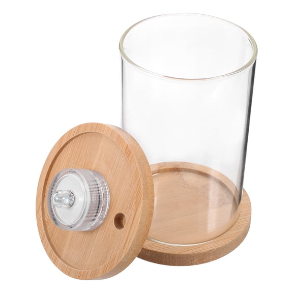 Minkissy Round Fish Aquarium Tank Transparent Glass Bowl for Home Office Decor 1 Piece