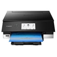 thumbnail image 1 of Impresora fotográfica multifunción inalámbrica Canon TS8220 con escáner y fotocopiadora, impresión móvil, color negro, compatible con Alexa, 1 of 5