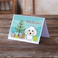 thumbnail image 2 of Christmas Tree and White Poodle Greeting Cards and Envelopes Pack of 8, 2 of 2
