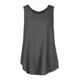 thumbnail image 3 of Womens Plus Size Clearance,Women Casual Round Neck Tank Top Loose Solid Round Neck Sleeveless Vest, 3 of 6