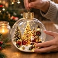 thumbnail image 6 of Glowing Christmas Story Ornament, Light Up Mini Holiday Scene Hanging Decoration with Warm LED Light, Festive Keepsake Gift for Home Christmas Tree Window Mantel Decor, 6 of 6