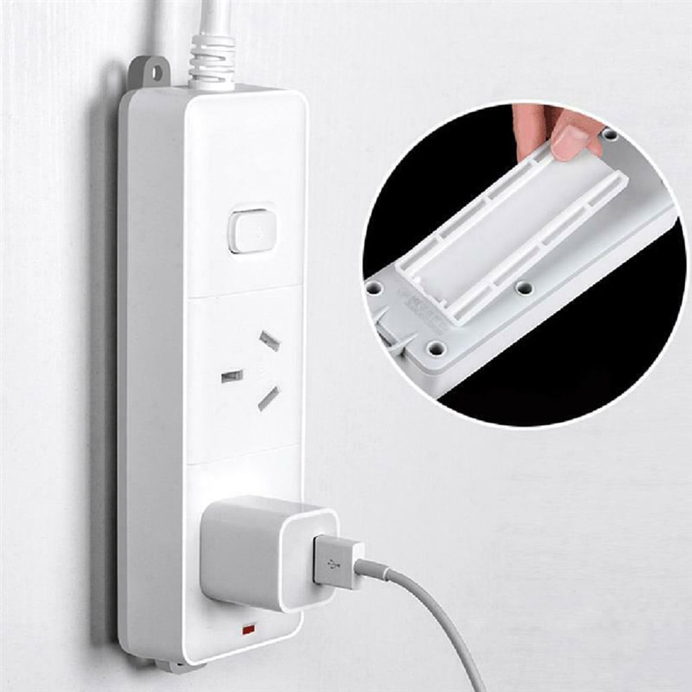 1 Set  Wall Hanging Patch Panel Wall Storage Plug Extension Socket Holder . 