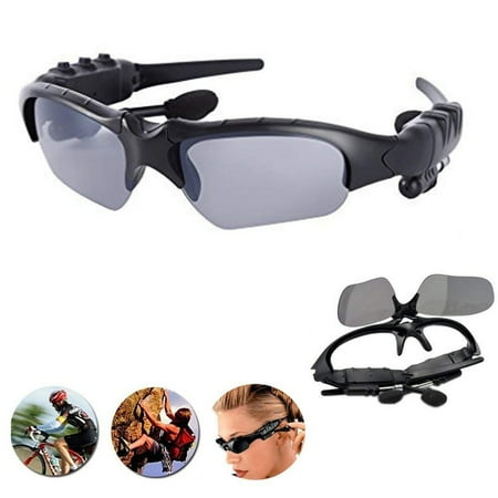 Cool Foldable Stereo Wireless Sunglasses bluetoooth Headset Music Earphones handssfree Phone Call For iPhone