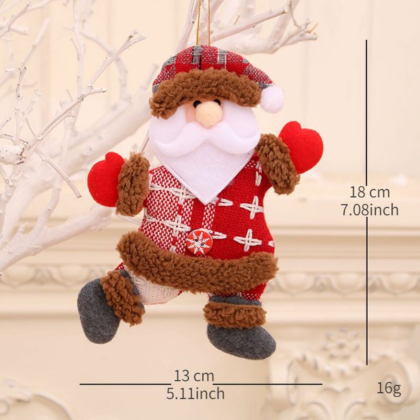 Bonitas decoraciones navideñas, muñecos de nieve, ciervos, adornos para árboles de Navidad, regalos de Papá Noel, adornos navideños para fiestas de Año Nuevo