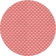 thumbnail image 1 of Ahgly Company Machine Washable Indoor Round Transitional Pastel Pink Area Rugs, 3' Round, 1 of 7