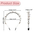 thumbnail image 5 of Unique Bargains Rhinestones Headband Clear Faux Crystal Hair Bands Sparkle Beaded Head Bands for Women and Girls, 5 of 7