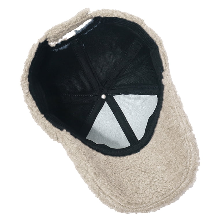 ✨NEW NY Lamb Wool khaki black baseball Winter ❄️ Fall cap hat ? ✨NEW NY Lamb Wool khaki black baseball Winter ❄️ Fall cap  main image 4