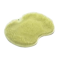 2025 New Silicone Shower Foot Mat, Hands-Free Back Massage Pad With Strong Suction Cups, Non-Slip Exfoliating Mat For Shower Deep Cleansing And Massage