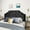 Black, variant on Fabric | Smooth and immaculate texture | Create a cozy and elegant bedroom atmosphere